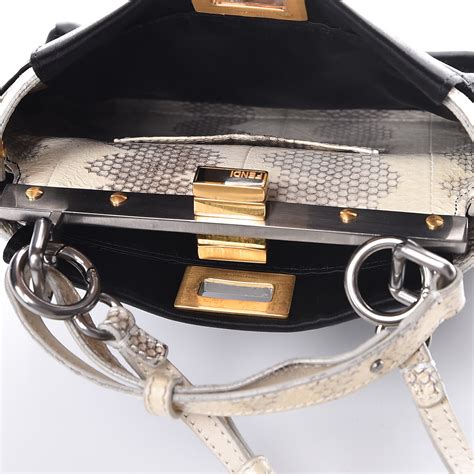 peekaboo bag di fendi|fendi peekaboo snakeskin.